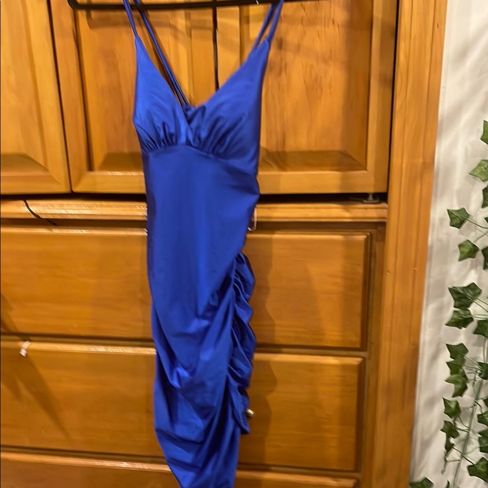 Jules and Cleo - David's Bridal Royal Blue Dress